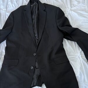 Kenneth Cole Reaction Black Two-Button Men's Blazer